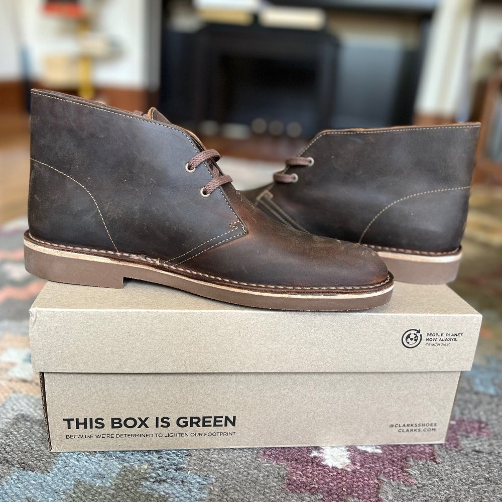 Men's Bushacre 2 Chukka Boots in Beeswax leather from Clark's